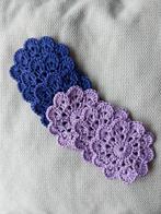 gehaakte onderzetters - paars, Verzenden, Nieuw, Haken, Wol of Garen