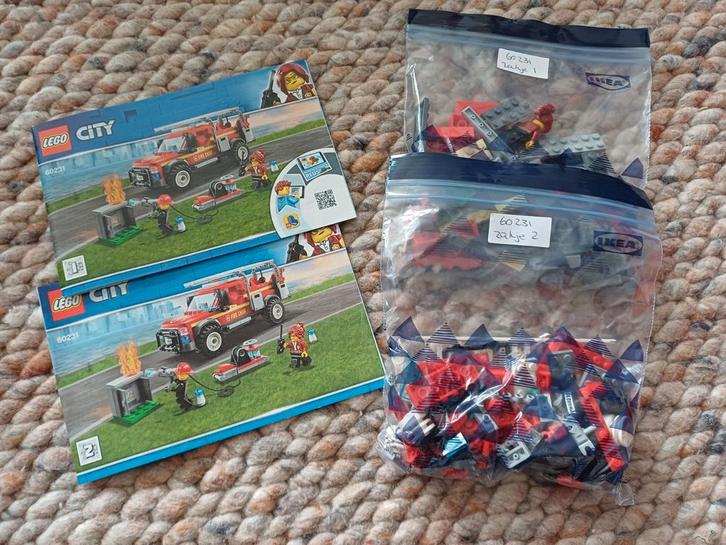 Lego City Brandweerwagen 60231, Kinderen en Baby's, Speelgoed | Duplo en Lego, Zo goed als nieuw, Lego, Complete set, Ophalen of Verzenden