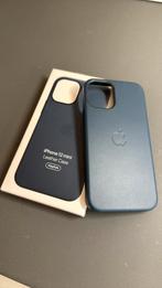 Apple iPhone 12 Mini Leather Case Baltic Blue, Apple, Nieuw, Hoesje of Tasje, Ophalen of Verzenden