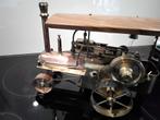 Stoommachine  stoomwals  geheel van geel/rood koper, Ophalen of Verzenden, Groter dan 1:32