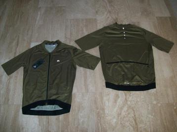 Nieuwe MEGMEISTER AERO MONO FIETSSHIRT Olive maat M, XL beschikbaar voor biedingen
