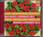 Brahms & Beethoven: Symfonieën nos.2 / M.Jansons, RCO -SACD, Cd's en Dvd's, Verzenden, Classicisme, Zo goed als nieuw, Orkest of Ballet