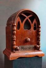 Vintage speeldoos uit houten, Ophalen of Verzenden