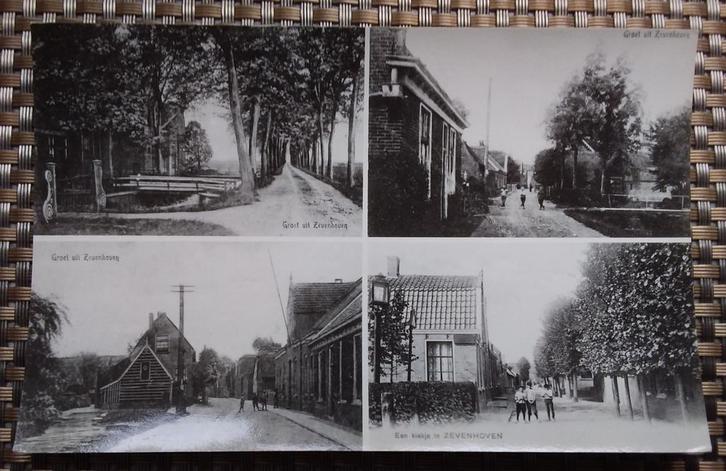 Zevenhoven Ansichtkaarten - 3 stuks niet gelopen., Verzamelen, Ansichtkaarten | Nederland, Ongelopen, Zuid-Holland, 1960 tot 1980
