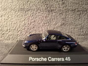 Porsche Carrera 4S 1:43 - 1993 - Blue Metallic beschikbaar voor biedingen
