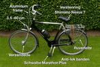 Gazelle Davos herenfiets, Fietsen en Brommers, Fietsen | Heren | Herenfietsen, Ophalen, Gebruikt, Versnellingen, 57 tot 61 cm