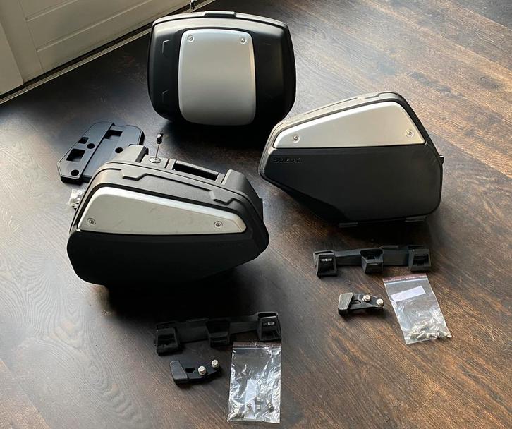 Kofferset compleet zijkoffers topkoffer Suzuki DL 1000 2015, Motoren, Accessoires | Koffers en Tassen, Gebruikt, Ophalen