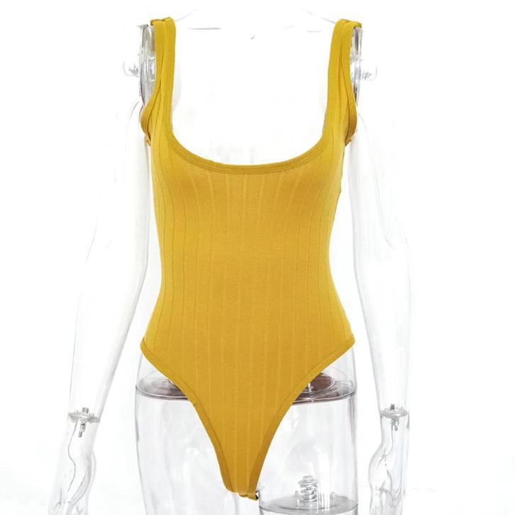 Gele gebreide bodysuit jumpsuit romper dames vrouwen, Kleding | Dames, Carnavalskleding en Feestkleding, Nieuw, Kleding, Overige thema's