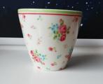 Greengate Claire latte cup bloemen, Huis en Inrichting, Keuken | Servies, Overige typen, Ophalen of Verzenden, Zo goed als nieuw