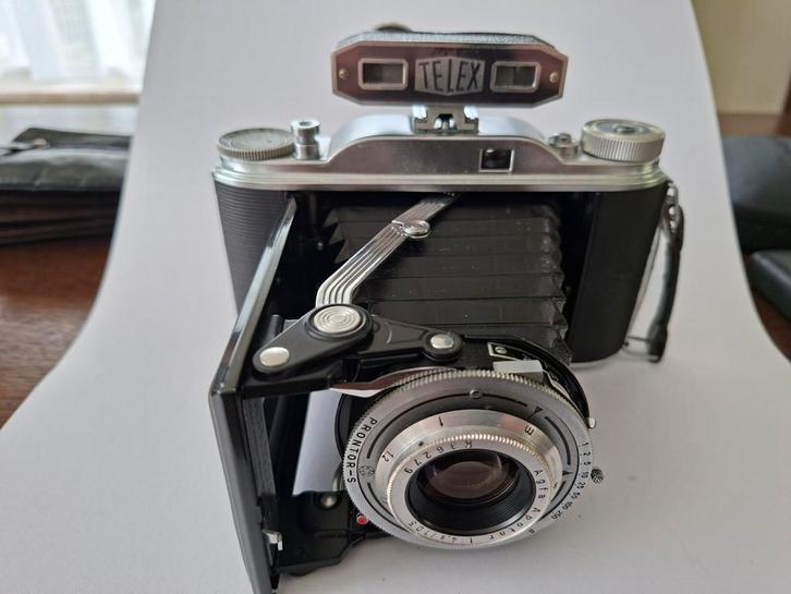 Agfa Record 2 vintage analoge rolfilmcamera met lichtmeter., Audio, Tv en Foto, Fotocamera's Analoog, Gebruikt, Overige Merken