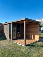 Maatwerk buitensauna Thermowood of Grenen Nl  fabrikaat, Ophalen of Verzenden, Zo goed als nieuw
