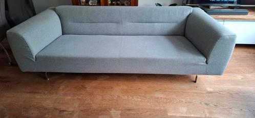 Strakke 3 zits bank met hocker, Huis en Inrichting, Banken | Bankstellen, Zo goed als nieuw, 200 tot 250 cm, 75 tot 100 cm, Ophalen