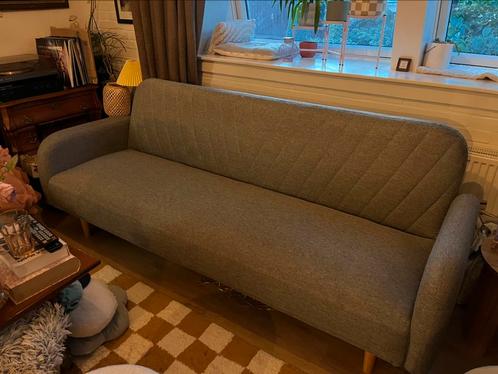 Slaapbank driepersoons, Huis en Inrichting, Banken | Bankstellen, Gebruikt, Rechte bank, Driepersoons, 200 tot 250 cm, 75 tot 100 cm