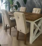 4 (hele goede staat) Riviera Maison eettafel stoelen, Huis en Inrichting, Stoelen, Overige kleuren, Ophalen of Verzenden, Zo goed als nieuw