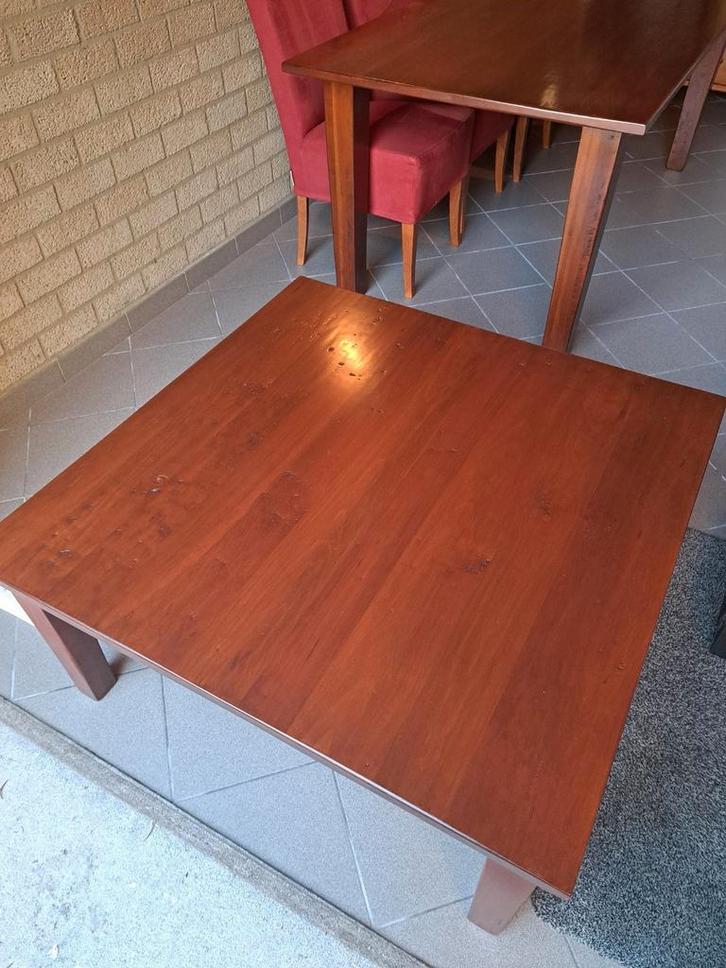Salontafel kersenhout 100x100cm ZGAN!!!, Huis en Inrichting, Tafels | Salontafels, Zo goed als nieuw, Minder dan 50 cm, 100 tot 150 cm