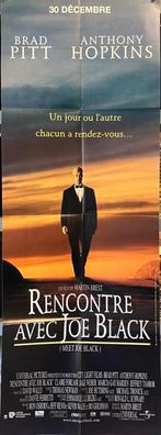 Meet Joe Black (1998) - Brad Pitt - Originele filmposter, Ophalen of Verzenden, Gebruikt, A1 t/m A3, Film en Tv