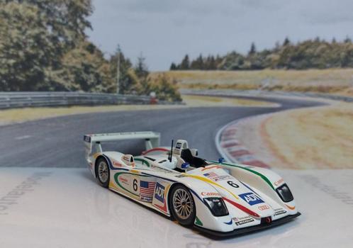 1:43 Audi R8 Roadster #6; Le Mans 2003; Minichamps 400031306, Hobby en Vrije tijd, Modelauto's | 1:43, Zo goed als nieuw, Auto