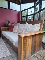 Steigerhouten Loungebank - Ruim & Comfortabel, Ophalen, Gebruikt, Hout