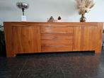 Geolied eiken dressoir., Huis en Inrichting, Ophalen, Eikenhout, Zo goed als nieuw, 200 cm of meer