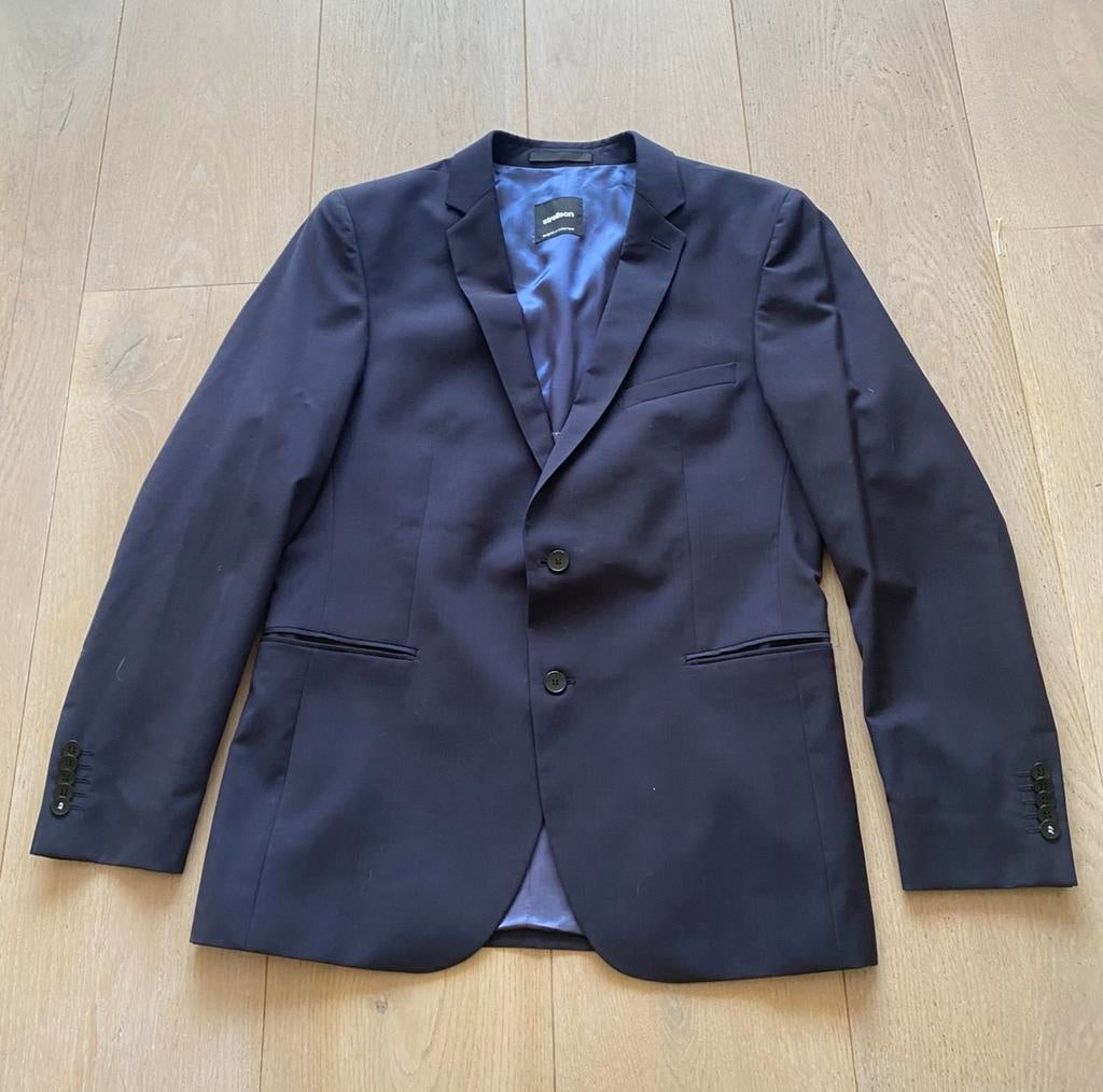 Strellson 48 wol nieuwstaat, Kleding | Heren, Kostuums en Colberts, Ophalen of Verzenden, Zo goed als nieuw, Maat 48/50 (M), Blauw