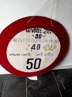 Groot verjaardags bord 50 jaar, Ophalen, Zo goed als nieuw, Versiering, Abraham of Sarah