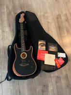 Fender Acoustasonic Stratocaster - Zwart - Perfecte staat!, Ophalen, Zo goed als nieuw, Western- of Steelstringgitaar, Met (piezo-)element
