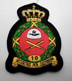 Kroon patch RNLAF 10 Squadron Vliegbasis Soesterberg, Verzamelen, Verzenden, Luchtmacht, Nederland, Embleem of Badge