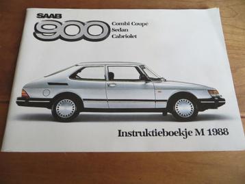 Instructieboek Saab 900, Saab 900 cabrio, 900 Turbo 1987