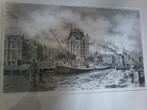 grote ets Rotterdam, Antiek en Kunst, Kunst | Etsen en Gravures, Ophalen