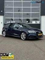 Audi A3 1.0 Tfsi 116pk S Tronic 2018, DEALER ONDERHOUDEN!, Auto's, Zwart, Blauw, 1175 kg, 630 kg