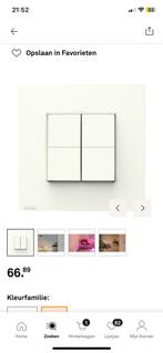 Niko dimmer switch voor Philips  Hue systeem nieuw € 66,90 >, Ophalen of Verzenden, Nieuw, Schakelaar