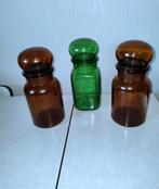 Vintage Glazen Voorraadpotten Retro Stijl, Ophalen of Verzenden, Huis en Inrichting