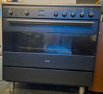 Smeg 5 pits gasfornuis 90 cm., Witgoed en Apparatuur, Fornuizen, Ophalen, Gebruikt, 60 cm of meer, Gas
