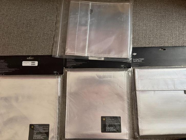 DJI Battery Safe Bag – Veiligheidszak voor Droneaccu’s, Audio, Tv en Foto, Fotografie | Fototassen, Zo goed als nieuw, Schoudertas
