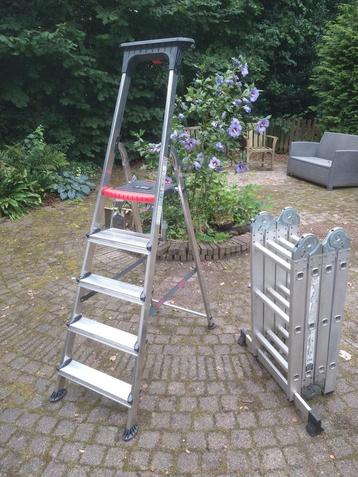 Altrex Double Decker 5 trap, zgan, slechts 1,5 jaar oud) beschikbaar voor biedingen