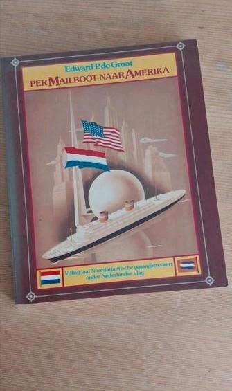 Per mailboot naar Amerika, Verzamelen, Scheepvaart, Nieuw, Boek of Tijdschrift, Ophalen of Verzenden