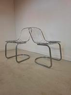 Vintage design stoelen Gastone Rinaldi, Huis en Inrichting, Stoelen, Ophalen of Verzenden, Gebruikt, Twee