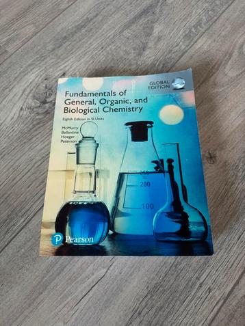 Fundamentals of general, organic and biological chemistry beschikbaar voor biedingen