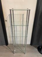 open glazen kast, Ophalen, Minder dan 50 cm, Zo goed als nieuw, Minder dan 100 cm