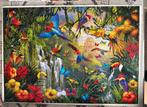 500 XL puzzel Eurographics - Tropical Bird Paradise - zgan!, Ophalen of Verzenden, 500 t/m 1500 stukjes, Zo goed als nieuw, Legpuzzel