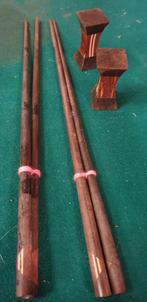 eetstokjes 2 paar hout, Ophalen of Verzenden, 'T Olde Gre-j, Info@toldegrej.nl, Endepoelstraat 20f Didam