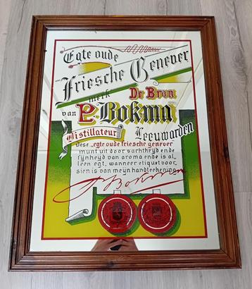 Bokma Likeurspiegel Reclamespiegel beschikbaar voor biedingen