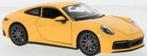 Welly Porsche 911 Carrera 4S - 992 geel 1:24 nieuw in doos, Nieuw, Welly, Ophalen of Verzenden, Auto