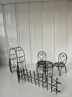 Metalen poppenhuis meubeltjes, Ophalen of Verzenden, Zo goed als nieuw, Poppenhuis