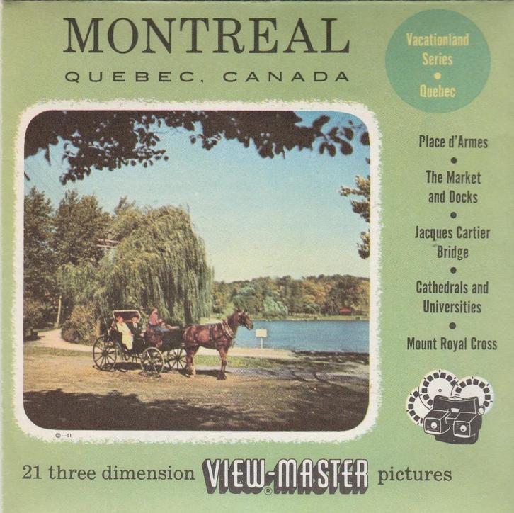 ZGAN view master MONTREAL QUEBEC CANADA viewmaster, Verzamelen, Speelgoed, Zo goed als nieuw, Ophalen of Verzenden