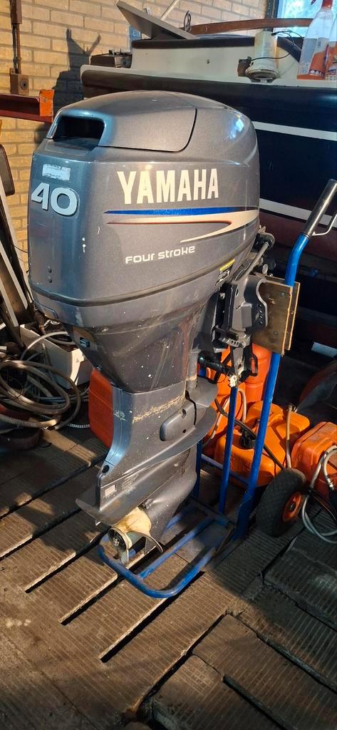 Yamaha 40 pk 4 takt langstaart el start, Watersport en Boten, Buiten- en Binnenboordmotoren, Gebruikt, Benzine, Buitenboordmotor