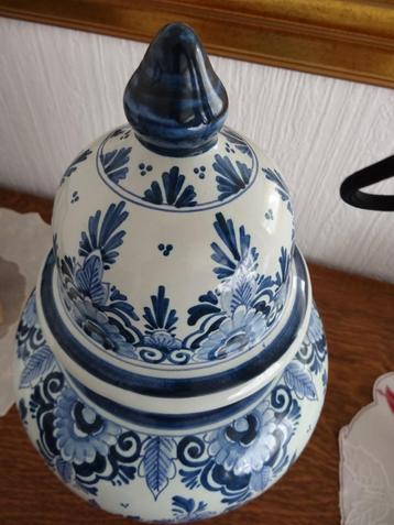 Mooie grote Delfstblauwe vaas..