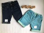 2 stuks: Stoere kort broeken - Mitch + Vingino - maat: 128, Broek, Gebruikt, Mitch + Vingino, Ophalen of Verzenden