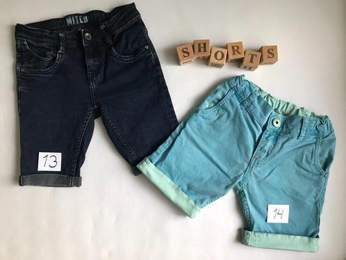 2 stuks: Stoere kort broeken - Mitch + Vingino - maat: 128, Kinderen en Baby's, Kinderkleding | Maat 122, Gebruikt, Jongen, Broek