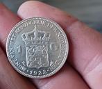 Oude munt zilver , zeer mooie gulden 1922, Zilver, Koningin Wilhelmina, 1 gulden, Ophalen of Verzenden